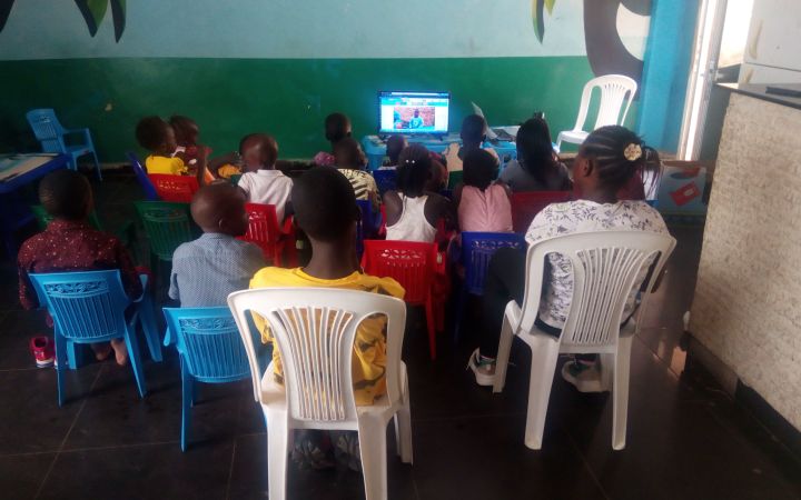 Tabu Elder with the community