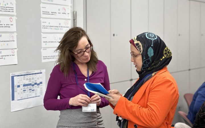 Dr. Clare Gately, UNITAR resource person and alum