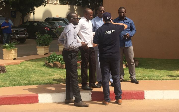 Photo 2: Maîtriser des outils open source pour renforcer le traitement de données géospatiales au Mali