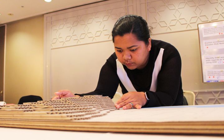 UNITAR Women's Leadership in Tsunami-based DRR Training Programme Participant during Session