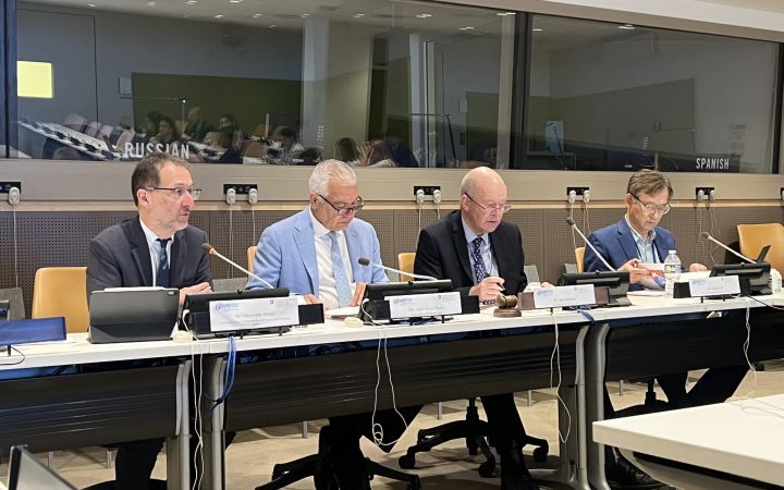 Mr. Christophe Monier, Director, Business  Transformation and Accountability Division, DMSPC. / Mr. Ben Swanson, Assistant Secretary General, Office of Internal Oversight Services (OIOS)