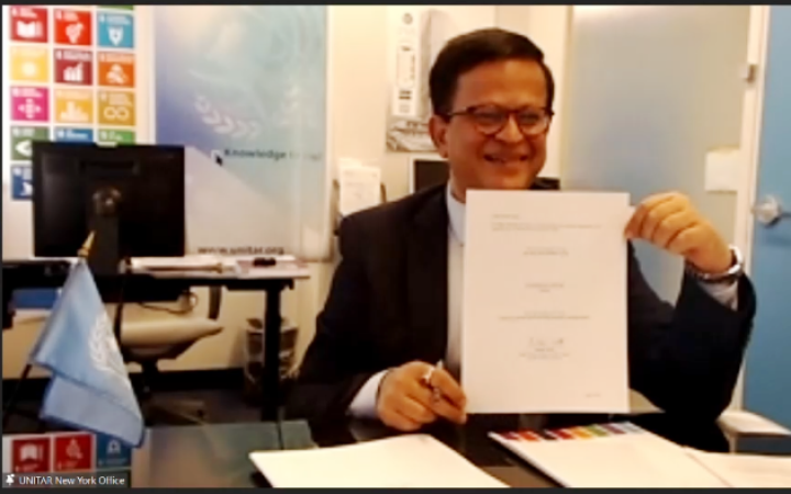 UNITAR and the Islamic Development Bank Sign MoU