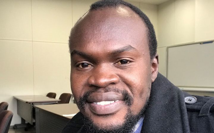 Khamis at the Hiroshima University in 2020