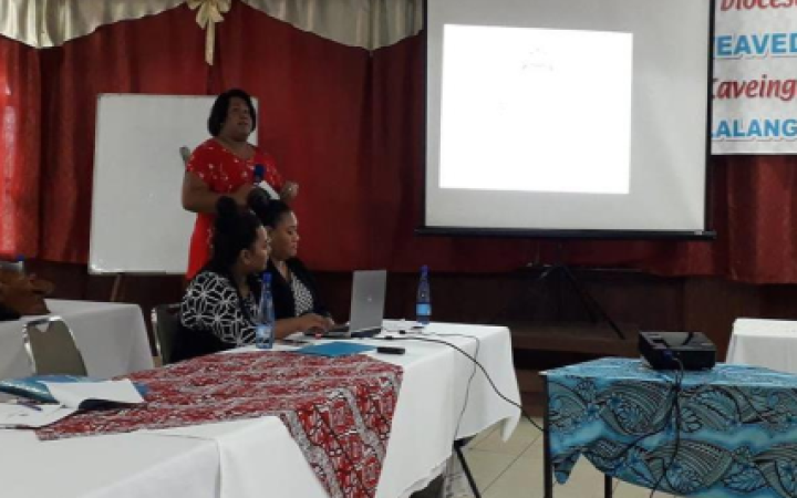 The safety and protection cluster meets in December 2019 to prepare for cyclone season.