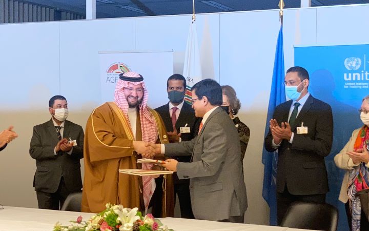 UNITAR AGFUND signing ceremony