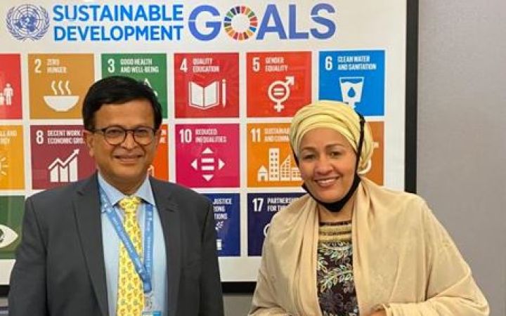 Mr. Nikhil Seth and Ms. Amina Mohammed
