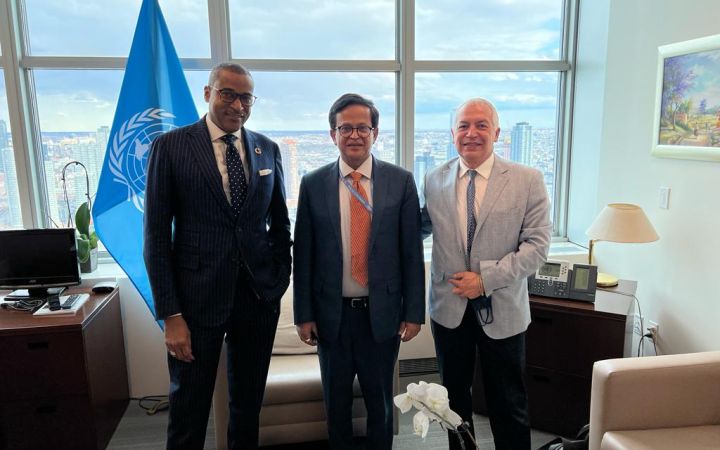 Mr. Courtenay Rattray, Mr. Nikhil Seth, and Mr. Marco Suazo 