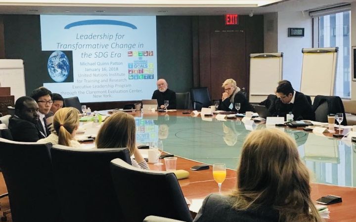 NYで受講したユニタールの研修プログラム中の様子