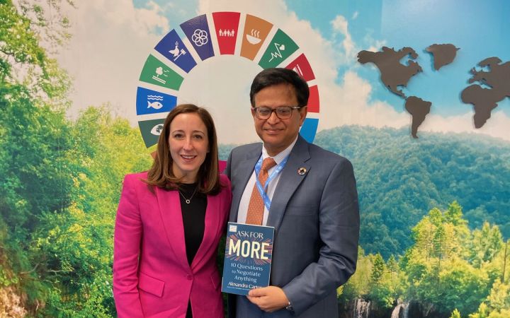 Mr. Seth with Mrs. Alexandra Carter 