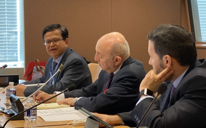 Mr Seth with Panelists