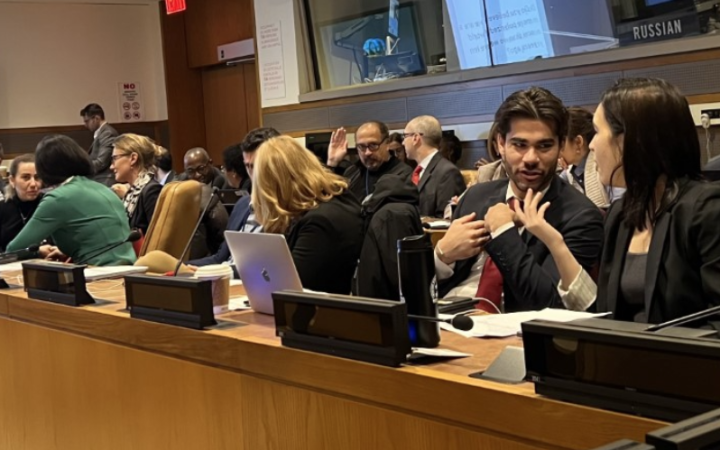 Participants having an open discussion on assumptions