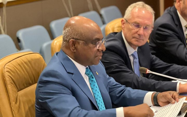 H.E. Mr. Shahid and H.E. Mr. Kőrösi 