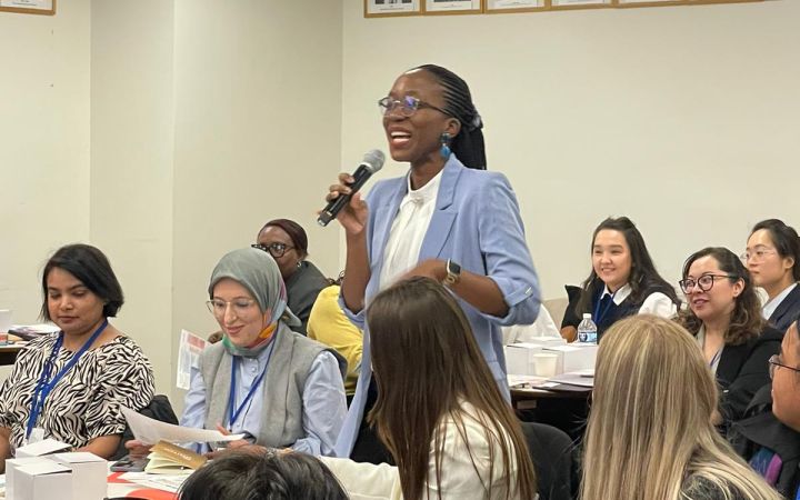 Participants engage in Q&A during fellowship programme