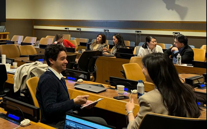 Participants engage in group discussion 