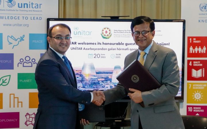 UNITAR Signs Memorandum of Understanding with SAPSSI