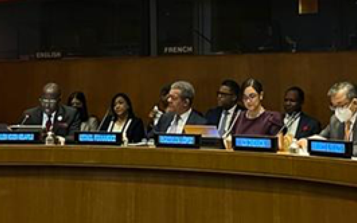 Panelists at the opening session of the SDGs learning, training and practice center