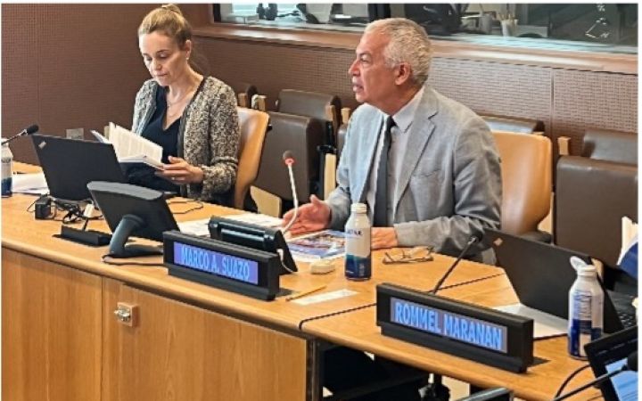 Mr. Marco Suazo introducing the workshop