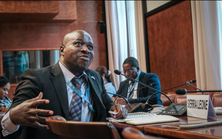 Mr. Robert Koroma, First Secretary, Permanent Mission of the Republic of Sierra Leone to the United Nations Office 