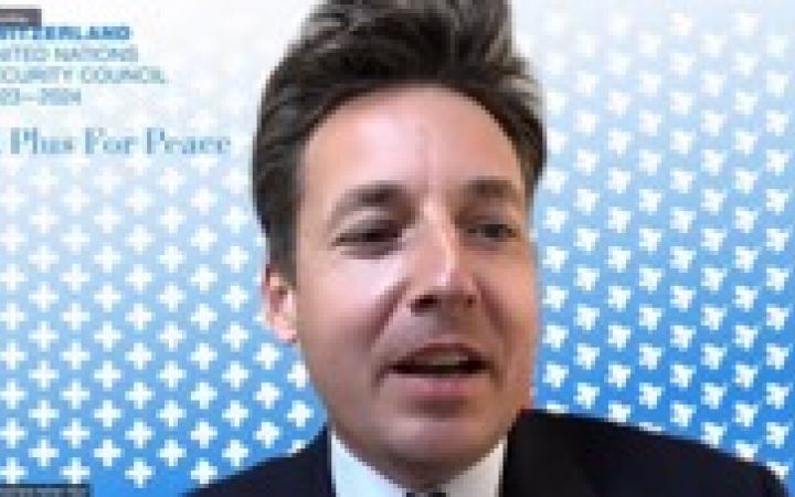 H.E. Mr. Adrian Hauri, Deputy Permanent Representative of Switzerland to the United Nations