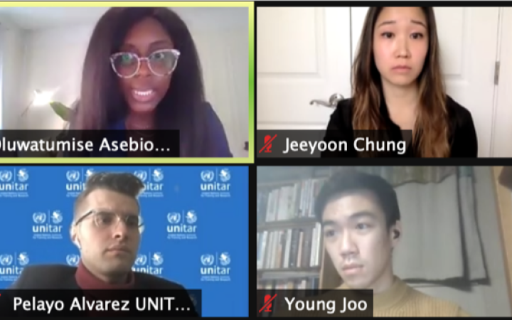 Ms. Oluwatumise Asebiomo, Mr. Young Joo