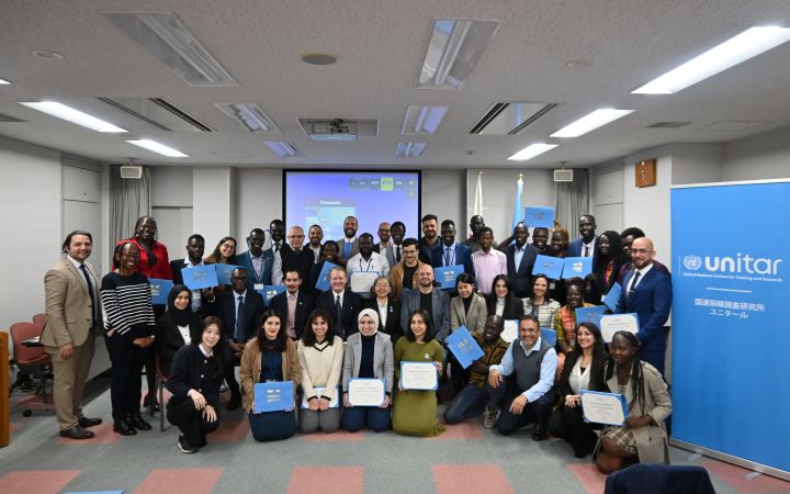 Graduation photo of the GIS program.