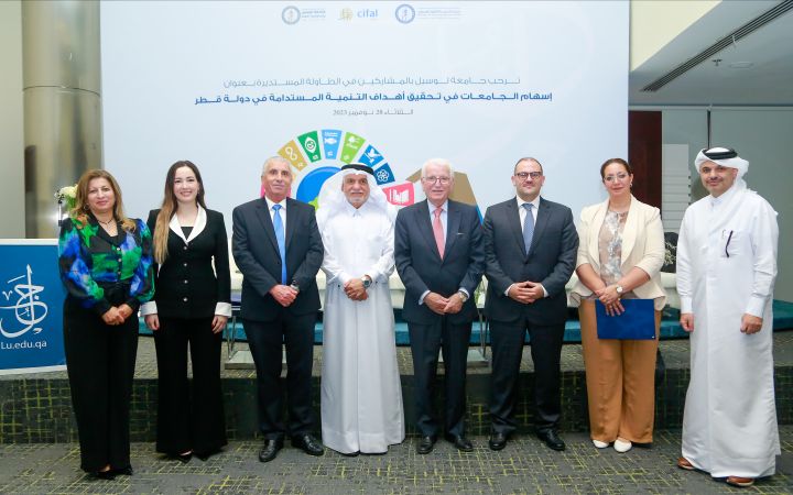 Roundtable Discussion at Lusail University on University Contributions to Achieving Sustainable Development Goals in Qatar
