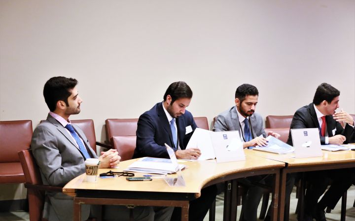 Qatar Diplomats at  the Induction Course