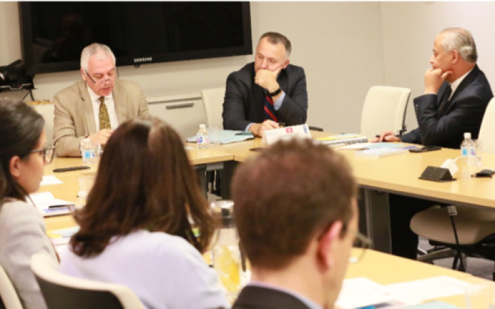 Dr. Angelov gave a detailed presentation to the Tunisian diplomats on the main players of the United Nations.