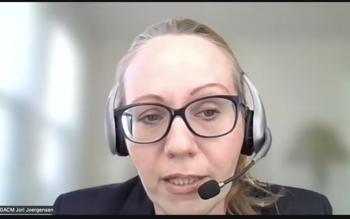 Ms. Jori Joergensen, Intergovernmental Affairs Officer of the ECOSOC Affairs Branch