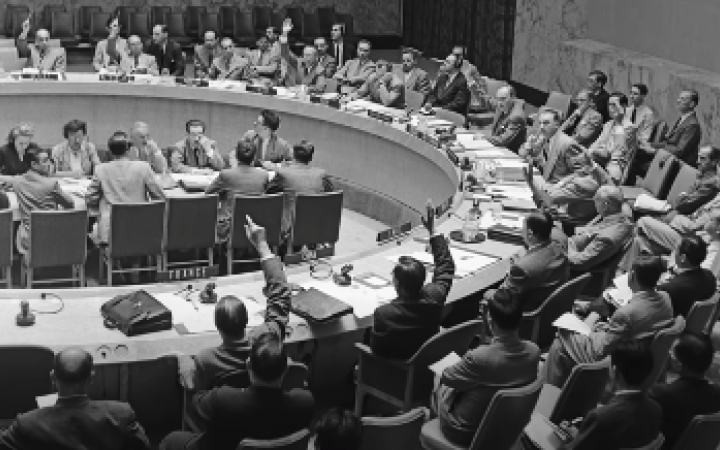 Security Council in Session 