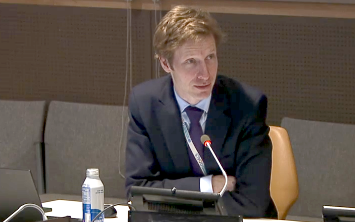 Mr. Bart Smit Duijzentkunst, , Legal Officer at the United Nations, speaking about capacity building and trust funds