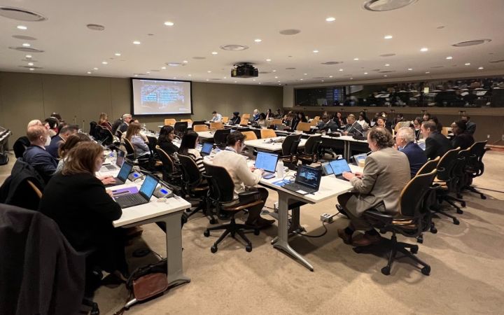 Group of people in a conference room
