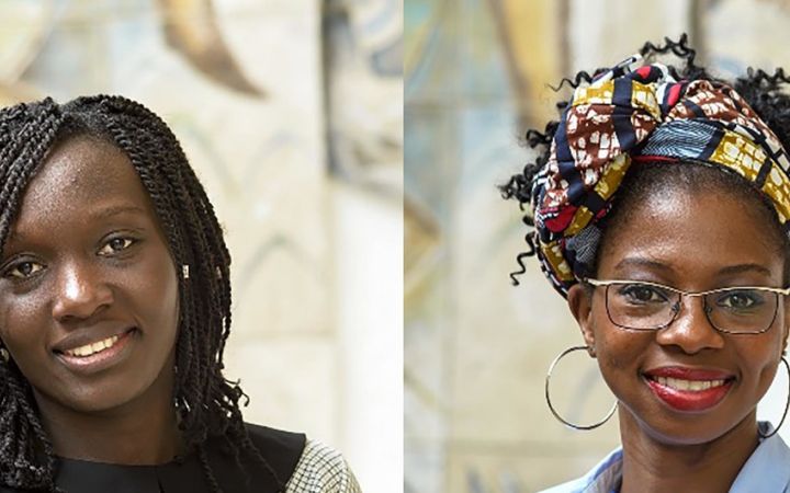 Racky Balde and Tatenda Zinyemba