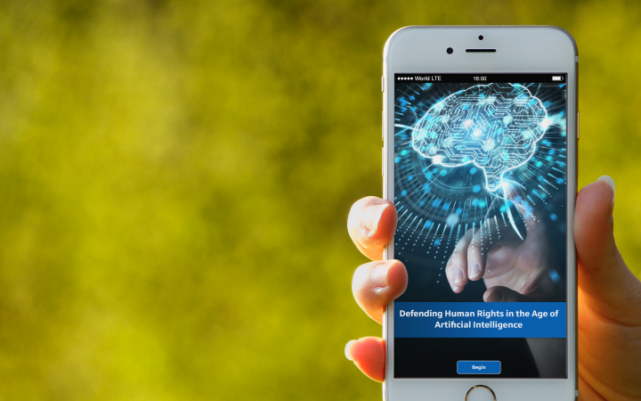 New microlearning course on AI and Human Rights 