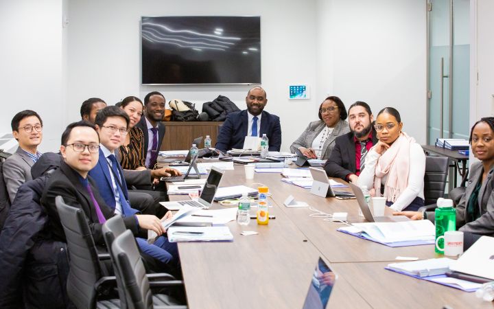 Delegates of Vietnam and St. Vincent and the Grenadines