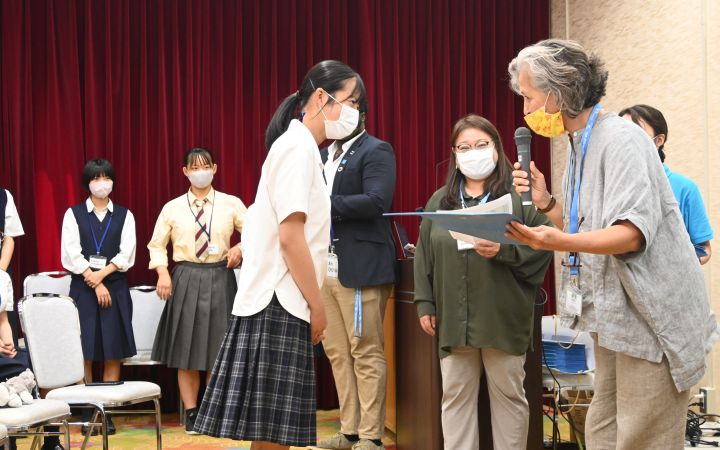 Dr. Nassrine Azimi at the UNITAR Youth Ambassadors Programme