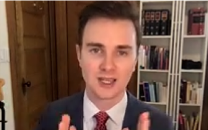 Cameron Molis, during the presentation