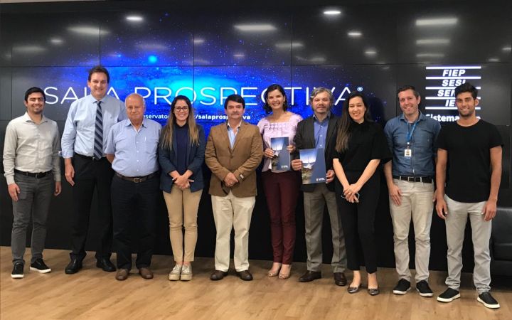 Delegation of entrepreneurs from Ecuador and Peru in Curitiba