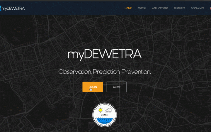 Demonstration of the interactive platform