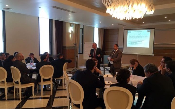 Experts and participants of the leadership seminar