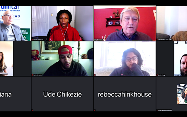 Participants attending the closing ceremony 