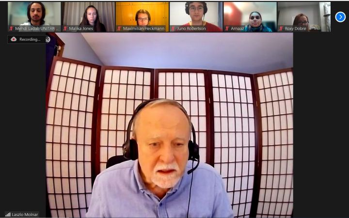 H.E. Dr. Molnar opens the session