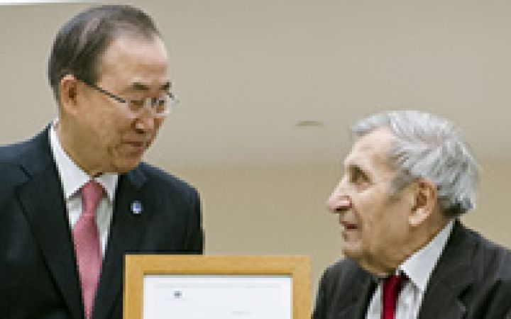 Mr. Ban Ki-Moon and Mr. Jean Gazarian