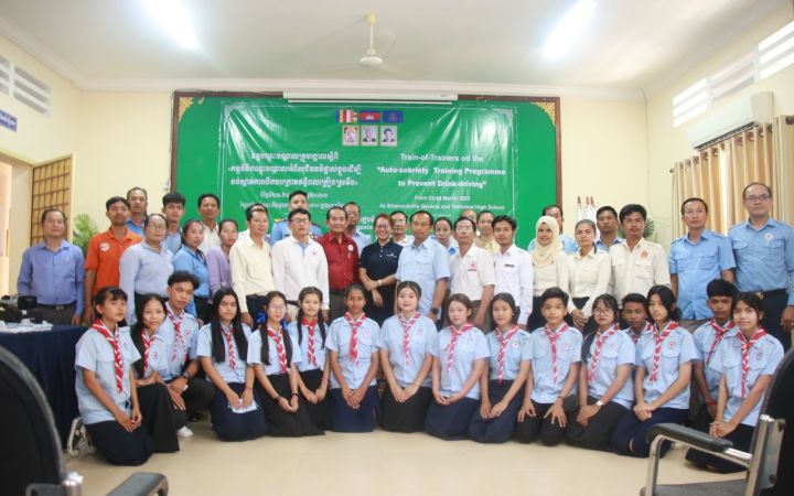 Cambodia’ Second Training of Trainers on the Autosobriety Training Programme to Prevent Drink-Driving 