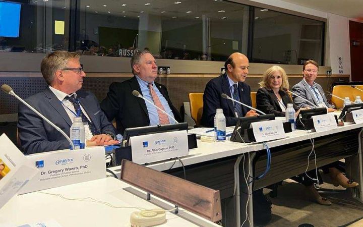 Panellists begin session