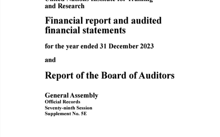 2023 Financial report and audited financial statements