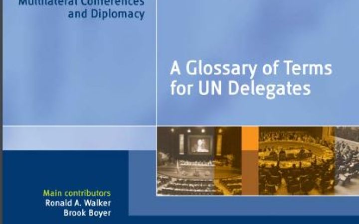 UNITAR Glossary of Terms 