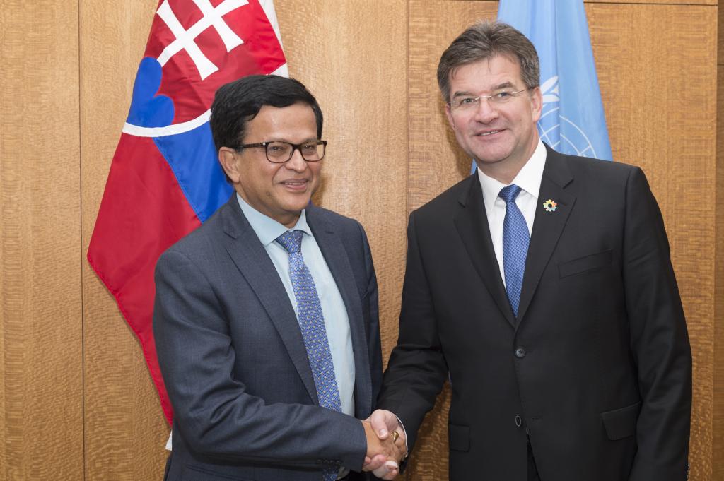 UNITAR Executive Director meets with President of the 72nd Session of the General Assembly Miroslav Lajčák