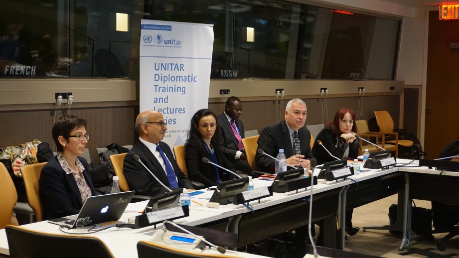 ECOSOC Panelists Mr. Suazo of UNITAR New York