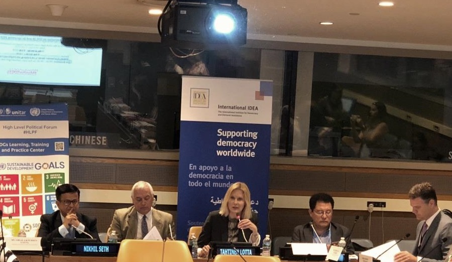 UNITAR at the first day of HLPF